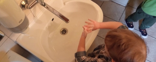  Światowy Dzień mycia rąk Zajączki